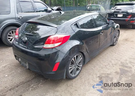 2013 Hyundai Veloster Base W/Gray из США, поврежденный, VIN KMHTC6AD6DU105953